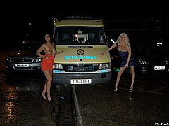 Firebrigade Flashing By Uk Pornstars