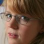 Blonde in glasses