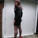 Hot Tranny In Nylons