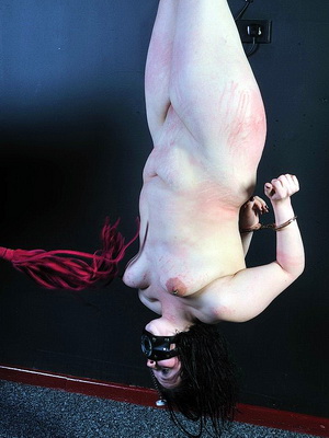 Suspended Tit Whipping