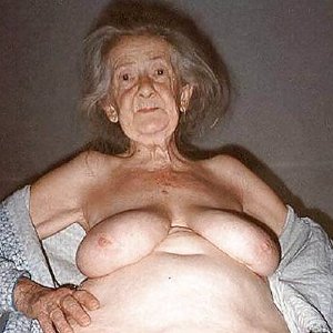 Granny wrinkly boobs
