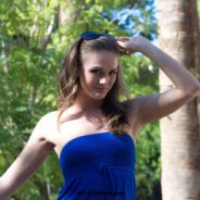 Voyeur Babe Teasing Outside