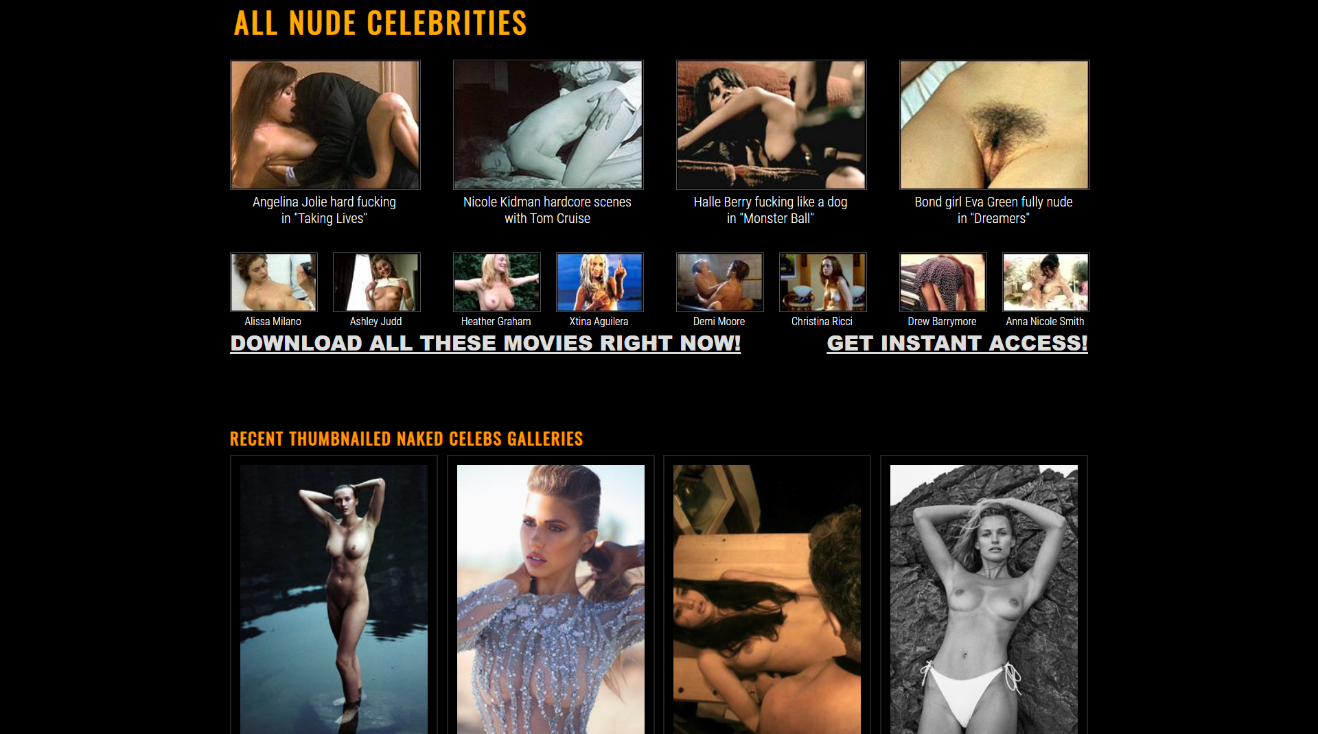 100 Free Nude Celebrities